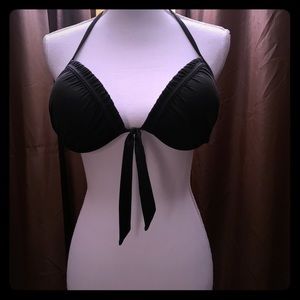 Black VS Bikini top with matching bottoms. Size M